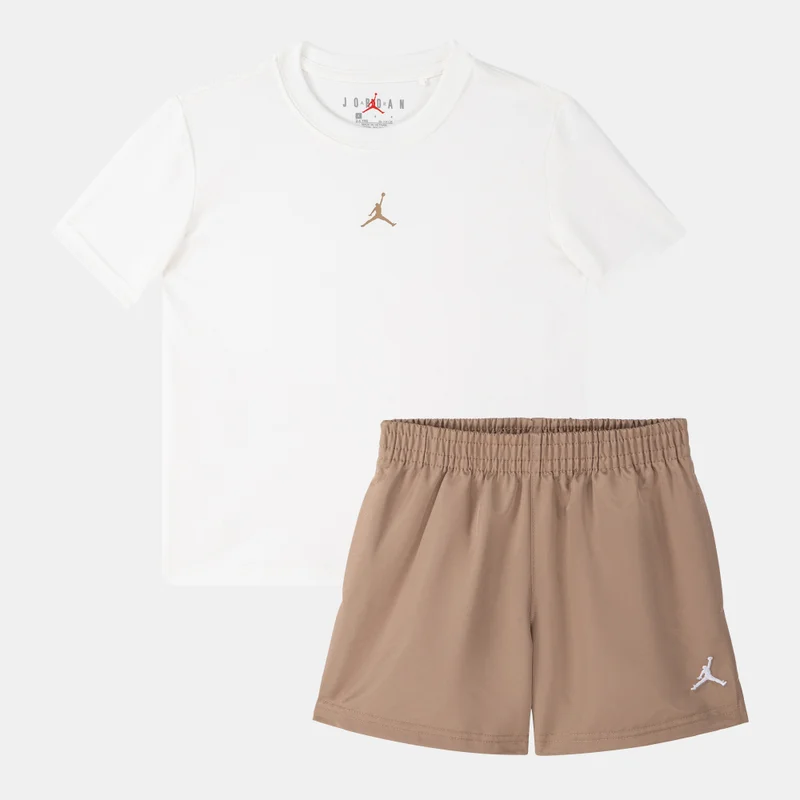 Jordan Beige Kids' Jumpman Woven Set  | Best Price UAE